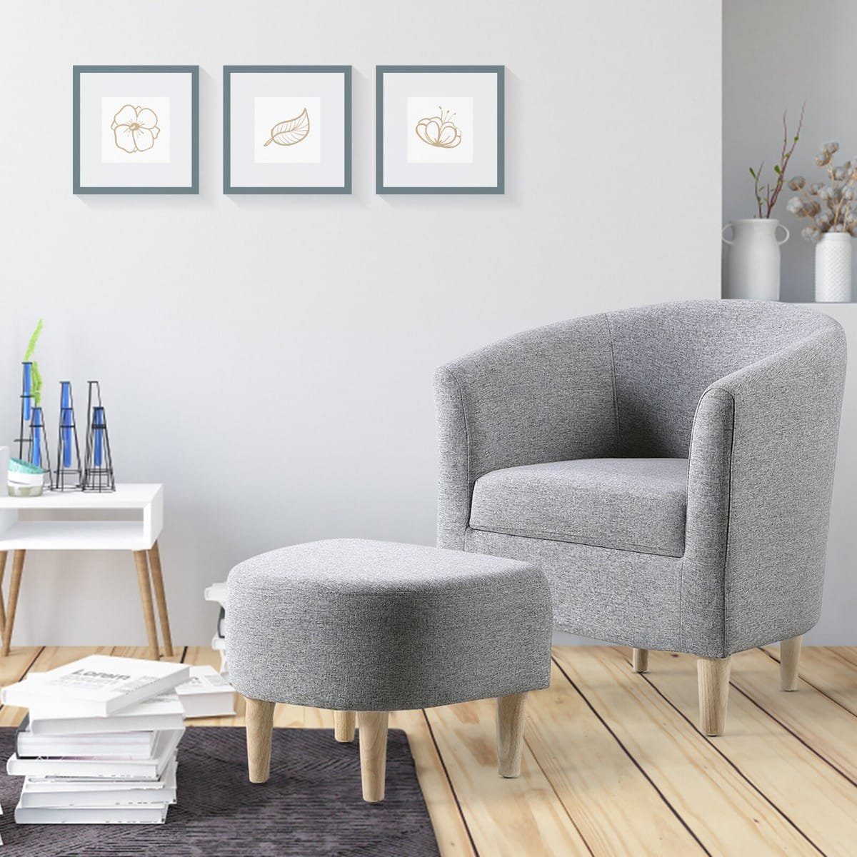 طاولات ومقاعد بوف – Tables and pouf chairs - Image 9